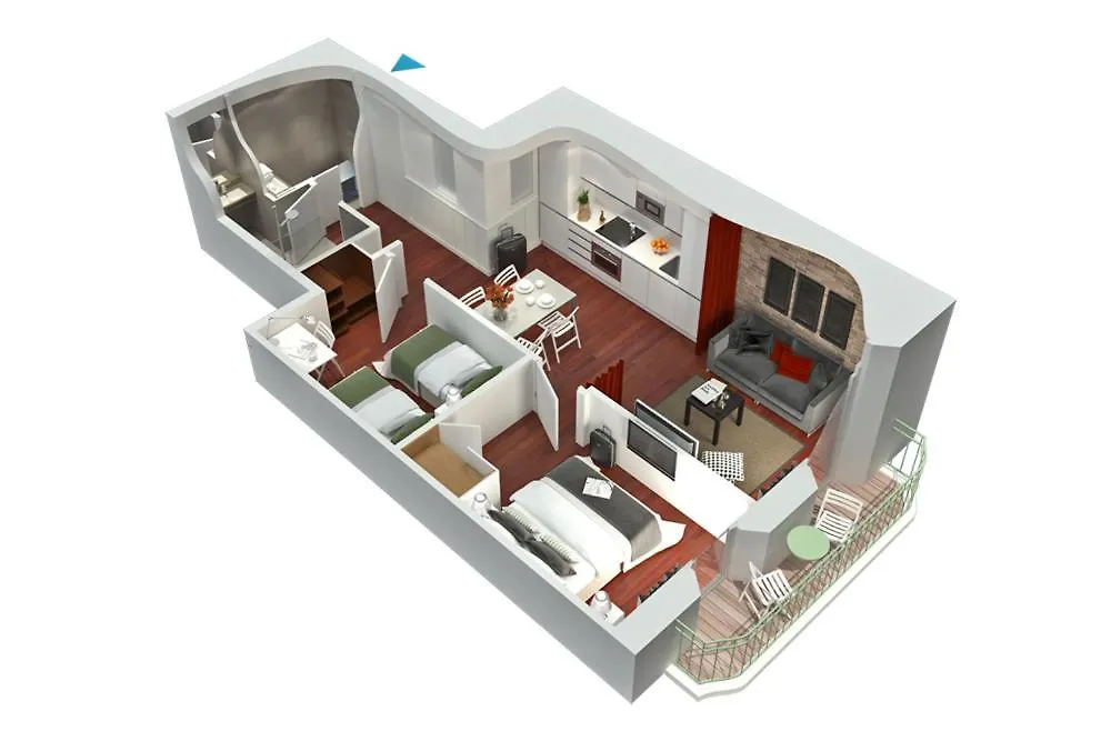 ברצלונה Enjoybcn Gaudi Apartments 0*,